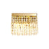 Zula Rectangular 2 Light Small Wall Lamp